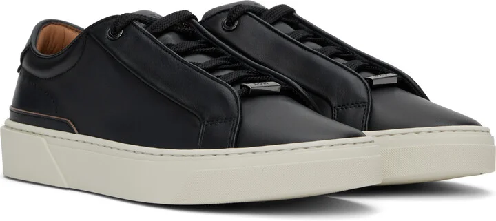 BOSS Navy Low-Top Sneakers - Image 4
