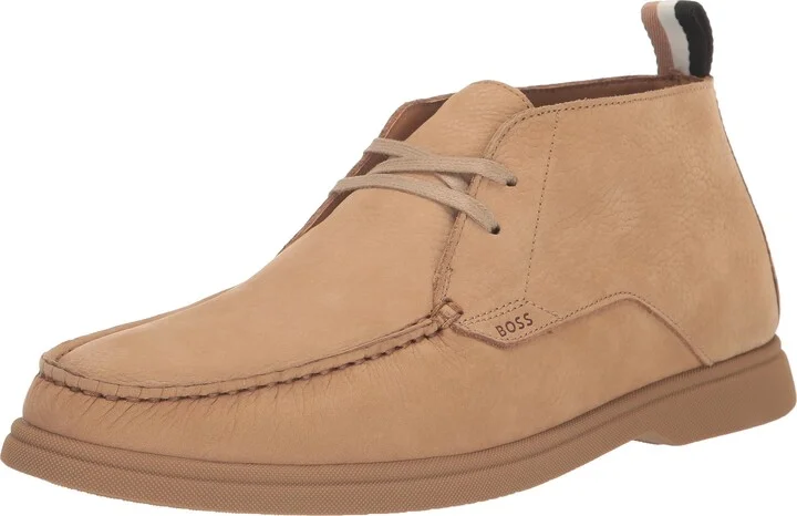 BOSS Nubuck Leather Lace Up Desert Boot
