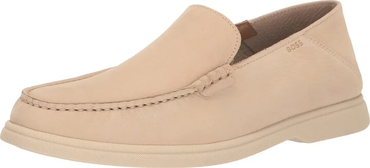 BOSS Nubuck Leather Moccasin Loafer