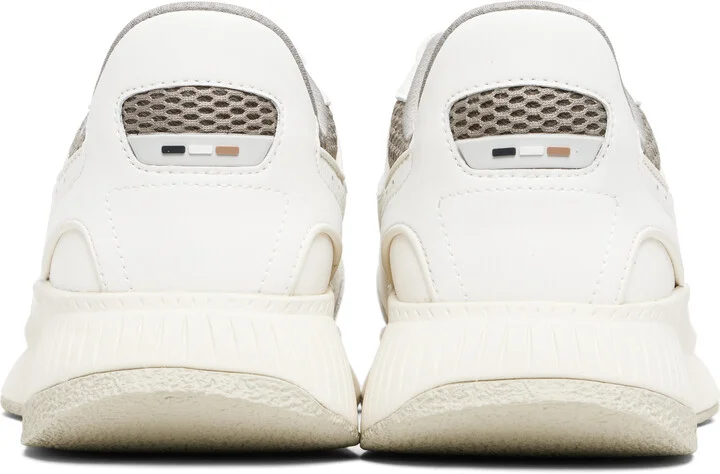 BOSS Off-White Fishbone Sole Hybrid Sneakers - Image 2