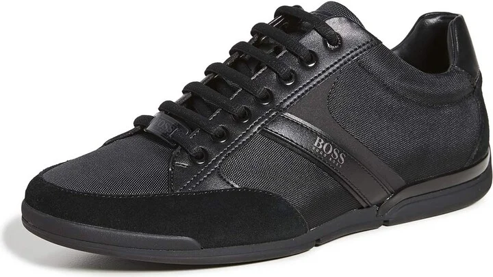 BOSS Saturn Profile Low Top Sneaker Black