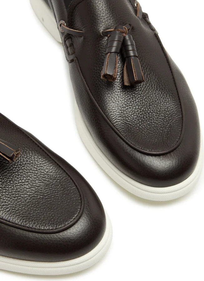Boss Sienne Leather Loafers - Image 3
