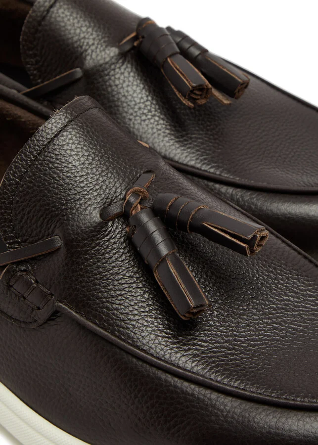 Boss Sienne Leather Loafers - Image 4