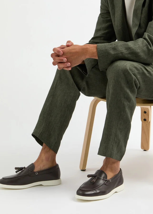 Boss Sienne Leather Loafers - Image 5