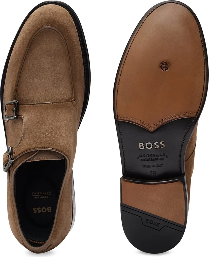 Boss Suede Monk Shoes - Image 2