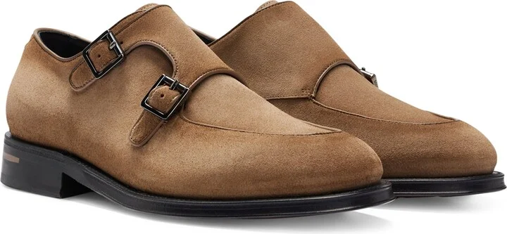 Boss Suede Monk Shoes - Image 5