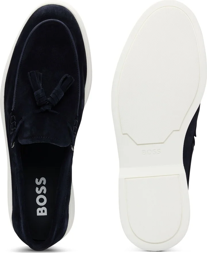 Boss Suede Tassel Loafers - Image 5