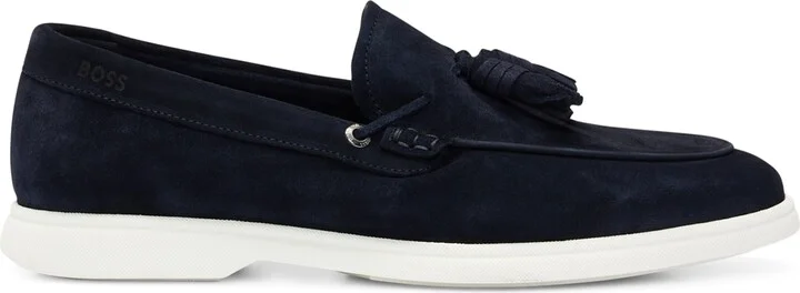 Boss Suede Tassel Loafers
