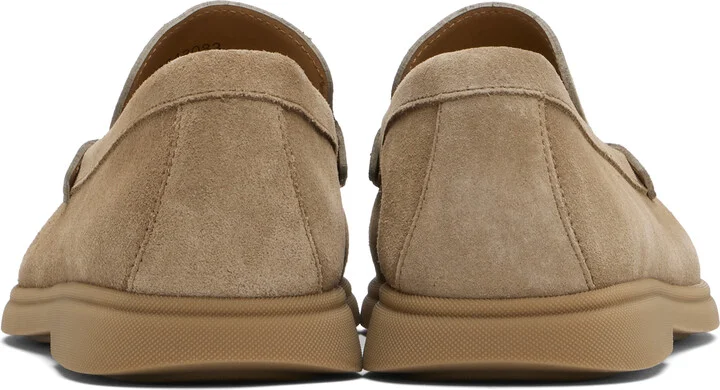 BOSS Taupe Suede Loafers - Image 2