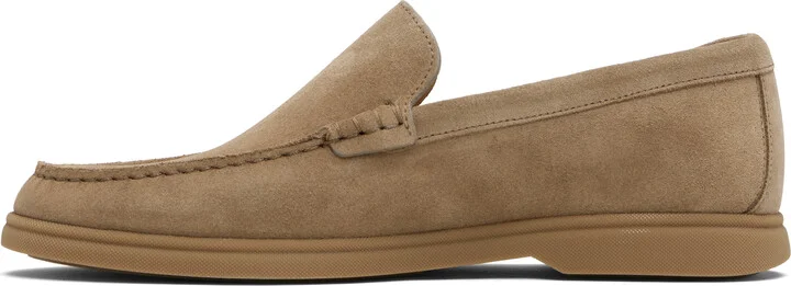 BOSS Taupe Suede Loafers - Image 3
