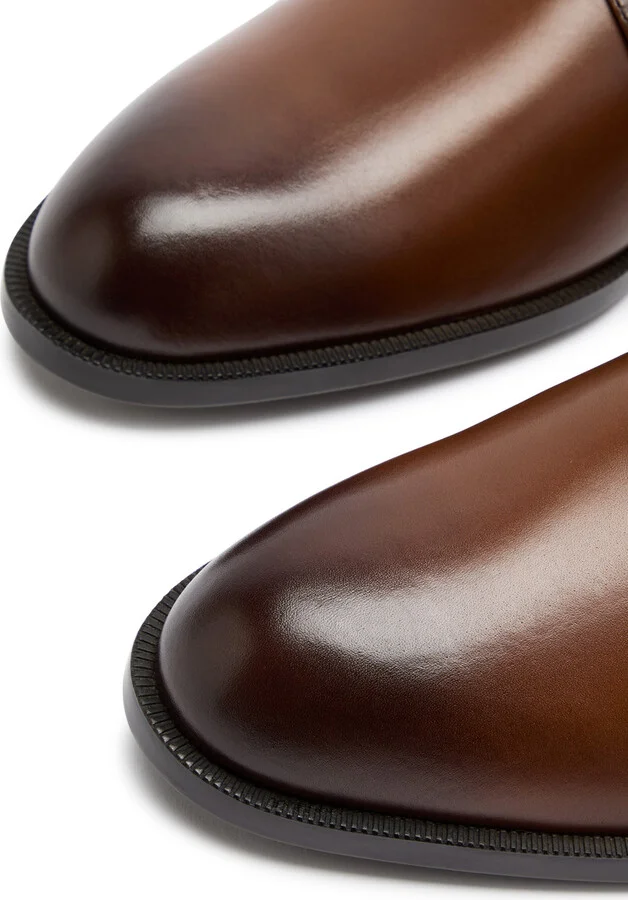 Boss Tayil Dégradé Leather Derby Shoes - Image 3
