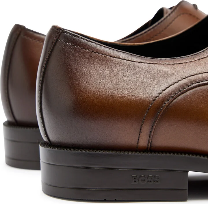 Boss Tayil Dégradé Leather Derby Shoes - Image 4