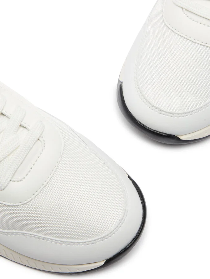 Boss Titanium Runner Panelled Nylon Sneakers - Image 3