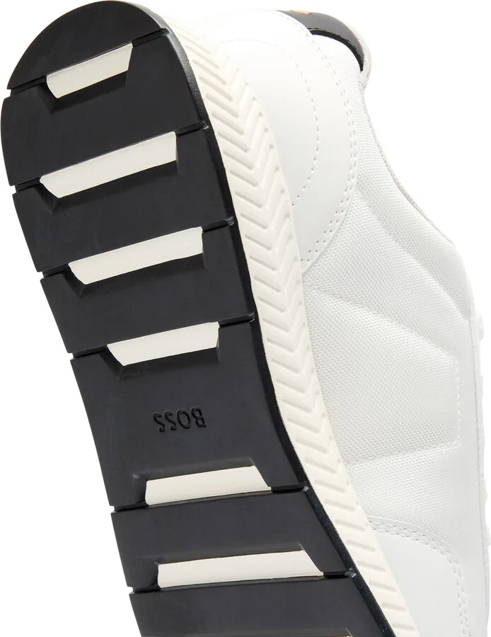 Boss Titanium Runner Panelled Nylon Sneakers - Image 4