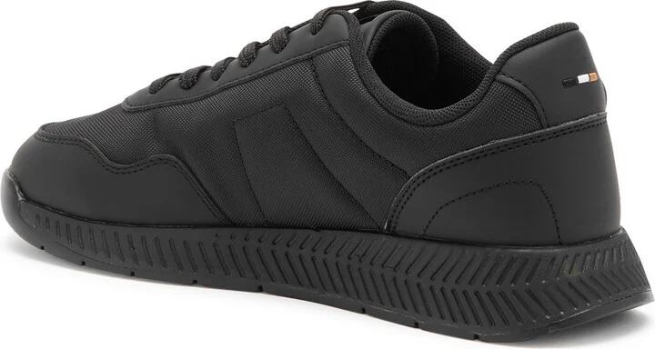 Boss Titanium Runner Panelled Nylon Sneakers - Image 2
