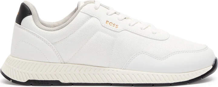 Boss Titanium Runner Panelled Nylon Sneakers