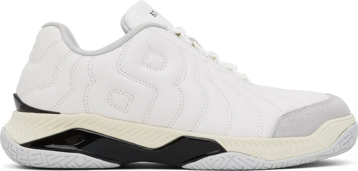 BOSS White Courtstride Sneakers