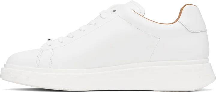 BOSS White Leather Sneakers - Image 3
