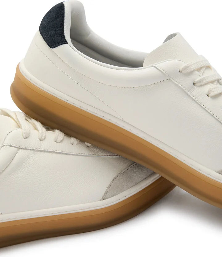 Boss X David Beckham Panelled Leather Sneakers - Image 4