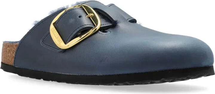 Boston Big Buckle Shearling mules - Image 4