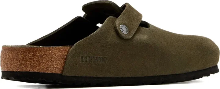 Boston BS buckle suede clogs - Image 2