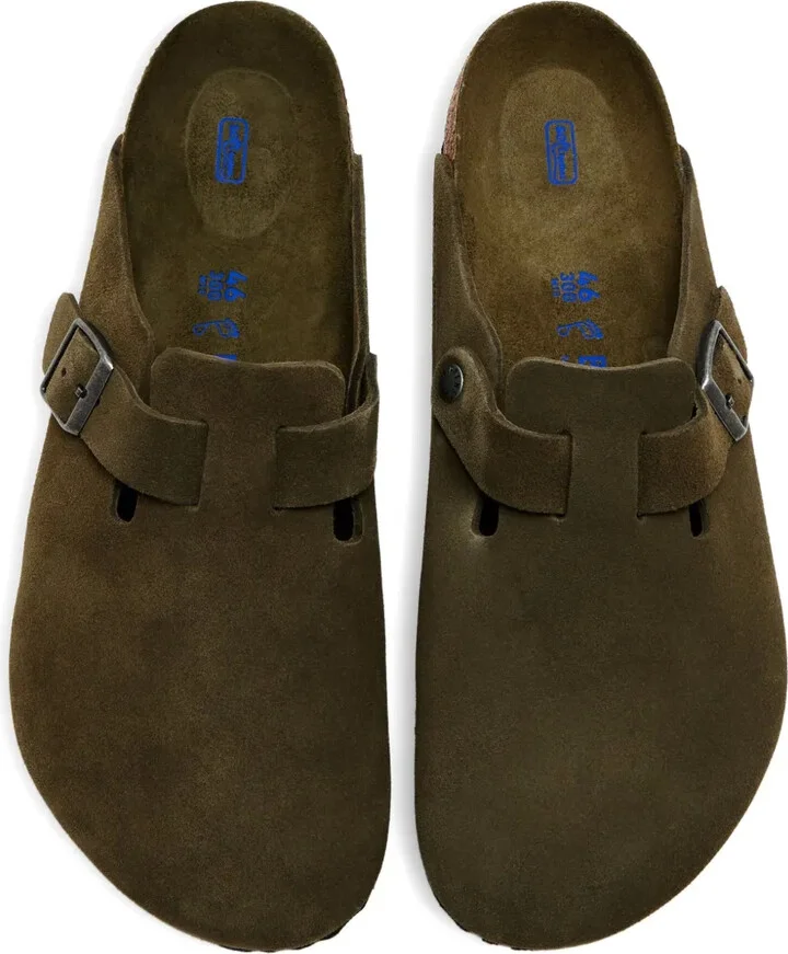 Boston BS buckle suede clogs - Image 3