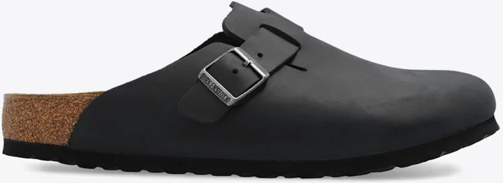 Boston Bs Oiled Leather Slides