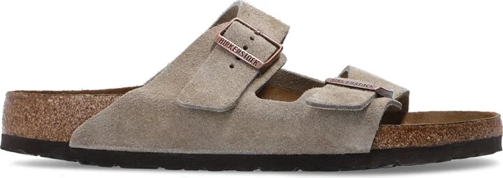 ‘Boston BS’ Suede Slides, , - Beige