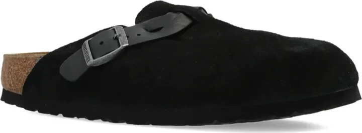 Boston buckle suede mules - Image 4