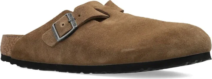 Boston buckle suede mules - Image 4