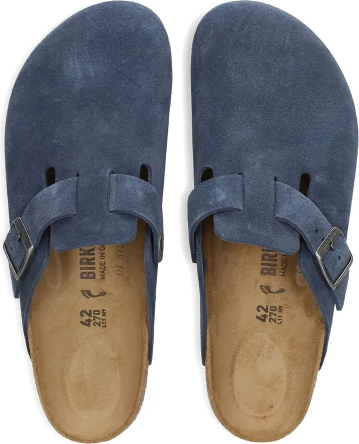 Boston buckle suede mules - Image 4