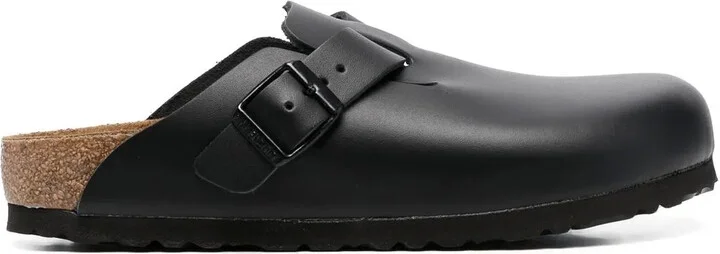 Boston buckled clogs