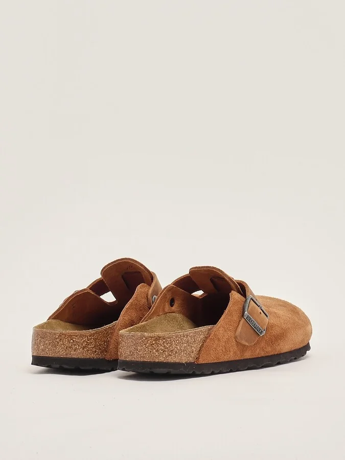 Boston Cognac Suede Leather Sandal - Image 3