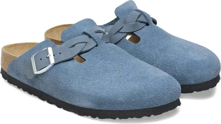 Boston "elemental blue" suede mules - Image 2