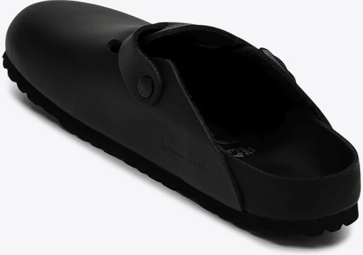 Boston Leather Buckled Clogs - Image 2