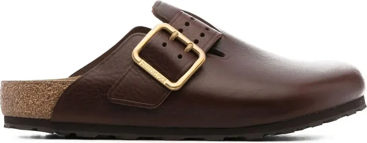 Boston leather clogs