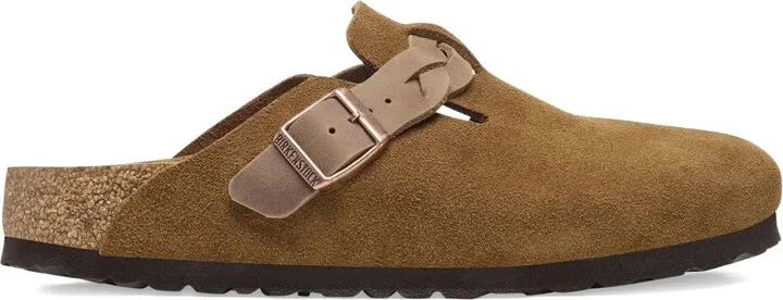 Boston "mink suede" mules