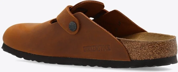Boston Oiled-Leather Buckled Clogs - Image 2