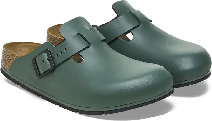 Boston Pro "Leather-Thyme" mules - Image 2