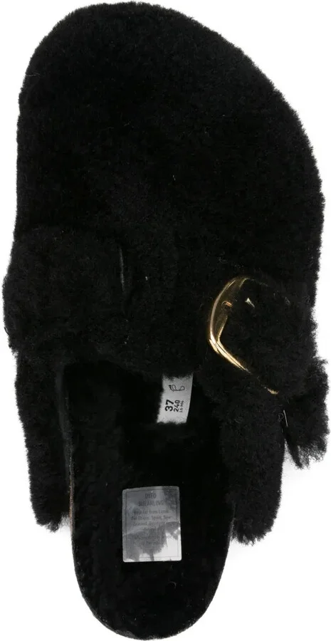 Boston shearling buckle mules - Image 4