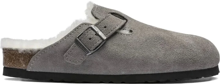 Boston shearling mules