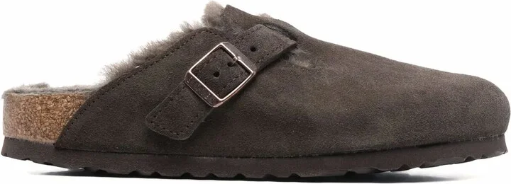 Boston Shearling mules