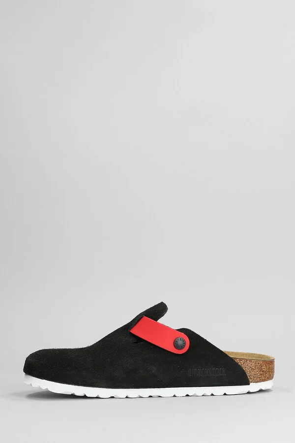 Boston Slipper-mule In Black Suede - Image 3