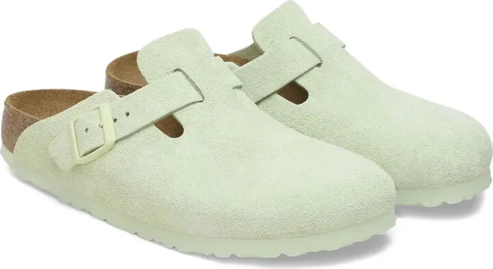 Boston Soft Footbed "faded lime" buckle mules - Image 2