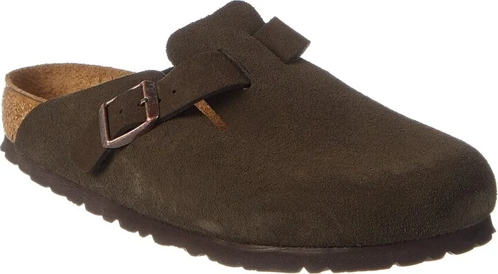 Boston Soft Footbed Suede Leather Clog