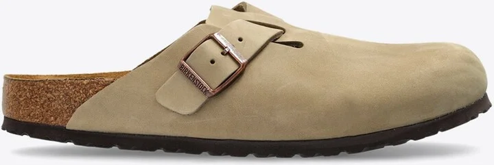 Boston Suede Flat Clogs