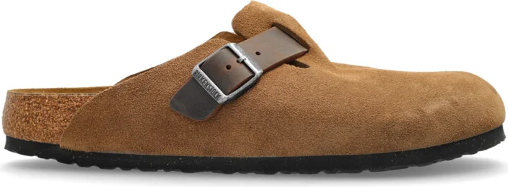 Boston VL/Shearling Slides, , - Brown