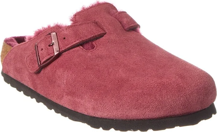 Boston VL Suede & Shearling Clog