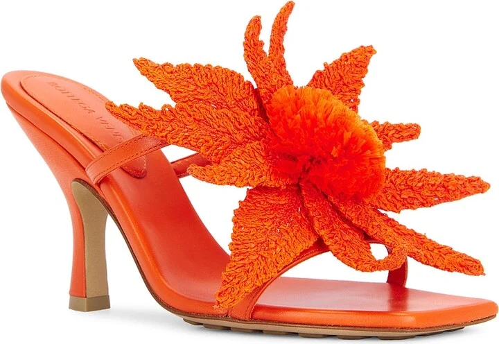 Bottega Veneta Adam Sandal in Orange - Image 2