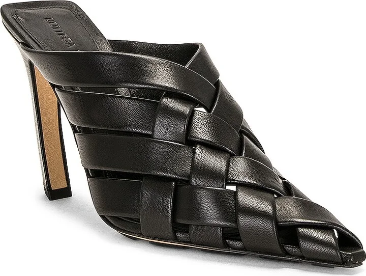 Bottega Veneta Alfie Mule Pump in Black - Image 2